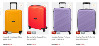Tot 50% korting op koffers van o.a. Fjällräven ,Samsonite, & American Tourister en meer bij A.S. Adventure
