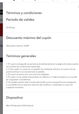 Cupón Festival de marcas hasta 8€ dto en miravia