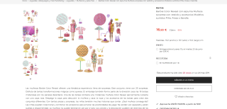 Barbie Color Reveal con espuma por 16,98€