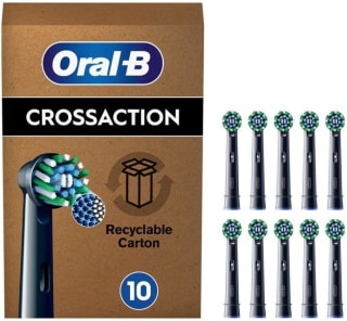10 stuks Oral-B Pro CrossAction Opzetborstels voor €16,99 bij Amazon