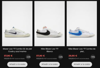 Rebajas hasta 75% + 10€ EXTRA descuento Nike calzado y ropa a precios de locura