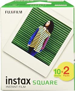 Fujifilm Instax Square Film - Wit kader - 2 x 10 stuks voor €9,97 bij Amazon