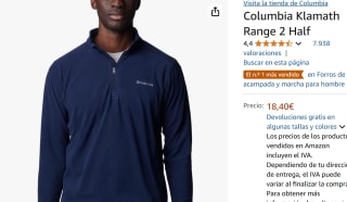 Sudadera polar Columbia Klamath Range 2 Half Zip por 18,40€