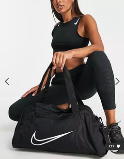 Bolso de viaje negro Gym Club 2.0 Nike Training por 10,62€
