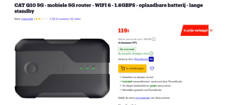 CAT Q10 5G - mobiele 5G router - WIFI 6 - 1.6GBPS voor €119 bij Bol