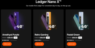 Tot 40% korting op Ledgers in de Black Friday Sale bij Ledger