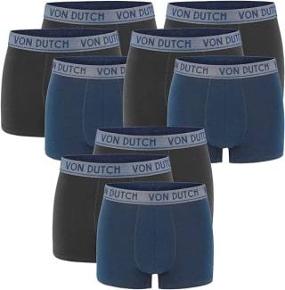 9-Pack Von Dutch boxershorts voor €29,99 bij Outlet46