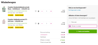 1+1 gratis op alle Comfort dekbedovertrekken bij Leen Bakker