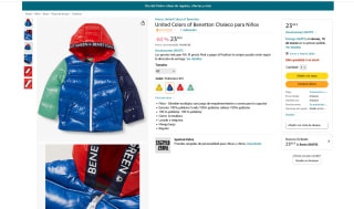 United Colors of Benetton abrigo infantil por solo 23,95€