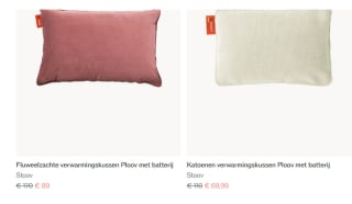 50% korting op Stoov warmtekussens bij Westwing