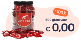 Gratis 650 gram cote d'or met de code