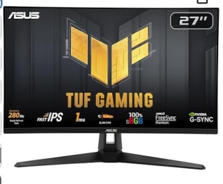 Monitor TUF Gaming marca ASUS VG279QM1A 27" (Full HD) por 199€