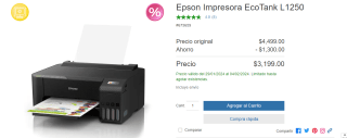 Epson Impresora EcoTank L1250