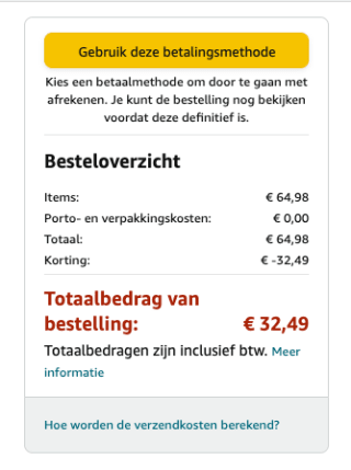 1080 stuks Waterwipes babydoekjes voor €32,49 (2 voor de prijs van 1)