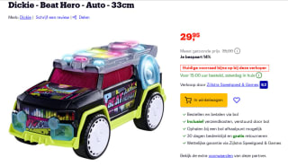 Dickie Toys Auto Beat Hero voor €29,95 bij Bol