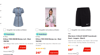 2+1 gratis op baby en kinderkleding van oa Noppies, B. Nosy in de sale tot 40% en meer bij Bol