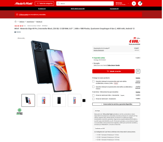 Móvil Motorola Edge 40 Pro a tan solo 594,15€