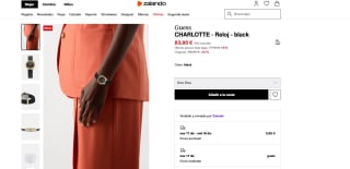 Reloj marca Guess CHARLOTTE color negro por 83,95€