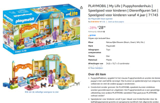 Playmobil Puppy dagopvang voor €29,99 bij Amazon