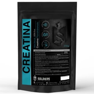 Creatina Monohidratada da Soldiers Nutrition de 250g - R$ 54,90