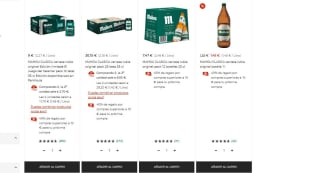40% regalo por compras superiores 10 € en cervezas + 2 unidad al 70%