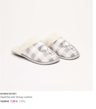 Ofertas en productos licencia oficial Snoopy desde 7,99€ Women'secret