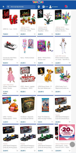 -20% en Web y App de ToysRus.
