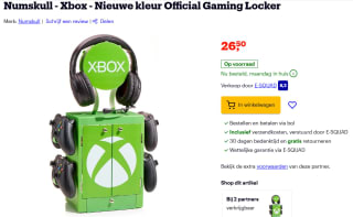 Numskull Xbox Gaming Locker voor €26,50 bij Bol