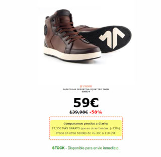 VQuattro Twin Zapatos de moto por 59€