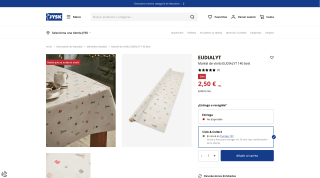 Mantel de Vinilo EUDIALYT 140 Beis por 2,50€