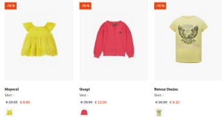 70% korting op de zomercollectie bij Happybee