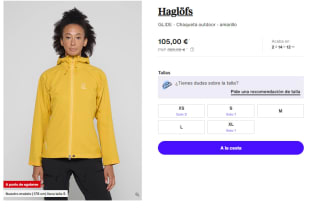 Chaqueta para Mujer Haglöfs GLIDE por 105€