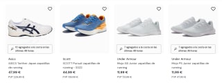 Recopilacion de Zapatillas Asics, Under Armour, Scott..... desde 11.99€ en Sports Shoes
