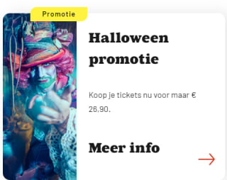 Bobbejaanland tickets voor €26,90 met de code