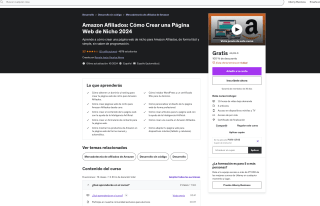 Amazon Afiliados: Cómo Crear una Página Web de Nicho 2024 Gratis con Udemy