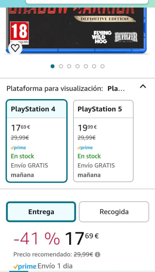 Shadow Warrior 3 PS4 por 17,25€.