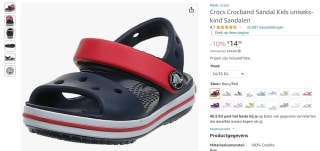 Crocs Crocband kindersandalen voor €14