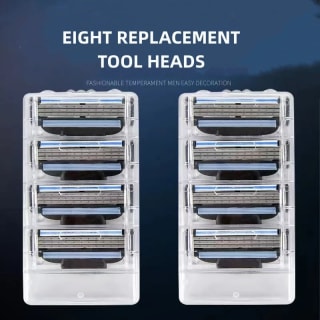 8 refis de barbeador compatível com Gillette Mach3 - R$ 15,07
