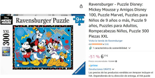 Puzzle Ravensburger Mickey y Amigos XXL 300 piezas por 6,17€