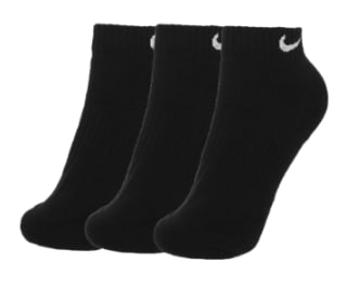 Tripack Calcetas Nike Everyday Cushioned Low Black por $5.995