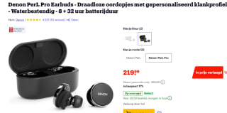 Denon PerL Pro Premium True Wireless oordopjes voor €219,99 bij Bol.com