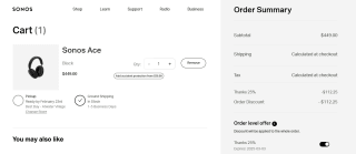 25% korting diverse artikelen bij Sonos