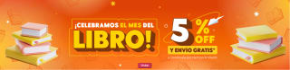 Envío gratis por tiempo limitado y 5% descuento en Libros