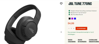 JBL Tune 770NC koptelefoon voor €54,99 bij JBL
