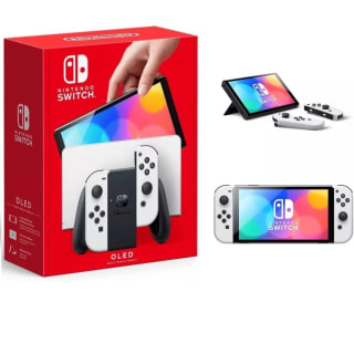 Console da Nintendo, modelo Switch Oled na cor branca - R$ 2.599,99