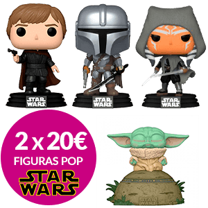 2x20€ en Figuras Funko POP de Star Wars
