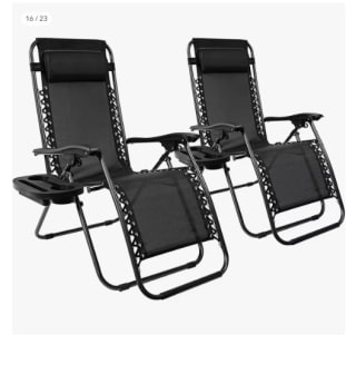 Pack 2 Tumbonas de Exterior Plegables Gravedad Zero por 59,99€ (Cuenta Nueva 47,99€)