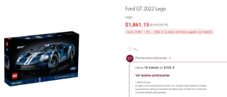 LEGO Ford GT 2022 por $1,861 | CityClub