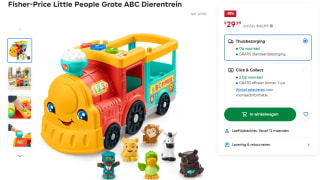 Fisher-Price Little People Grote ABC Dierentrein voor €29,99 bij Smyths Toys