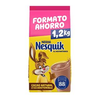 Nesquik NESTLÉ Instantáneo Cacao Soluble 1,2kg Bolsa por solo 4,07€